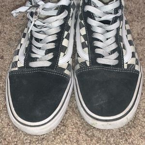black checker vans